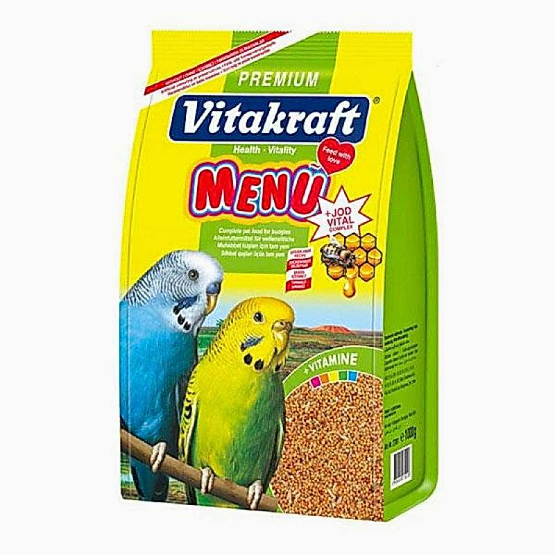 Vitakraft Menu Vital Muhabbet Kuşu Yemi Ballı 1000gr