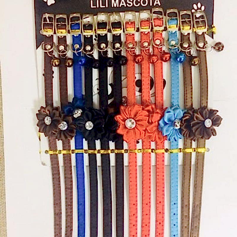 Lili Mascota Kedi Boyun Tasması Çiçekli