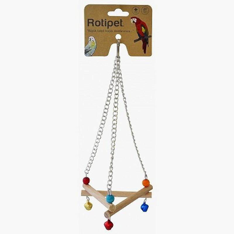 Rotipet Üçgen Salıncak Kuş Oyuncağı