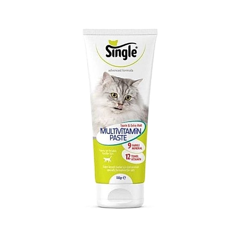 Single Kedi Multivitamin İçerikli Macun 100 Gr