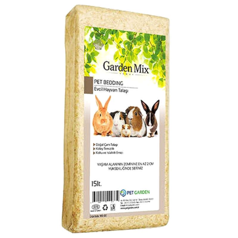 Garden Mix Rodent Wood Shavings Doğal Kemirgen Çam Talaşı 15 Lt