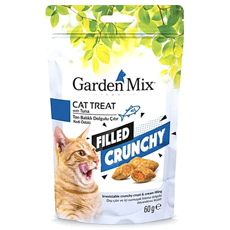 Garden Mix Ton Balıklı İçi Dolgulu Kedi Ödülü 60 Gr