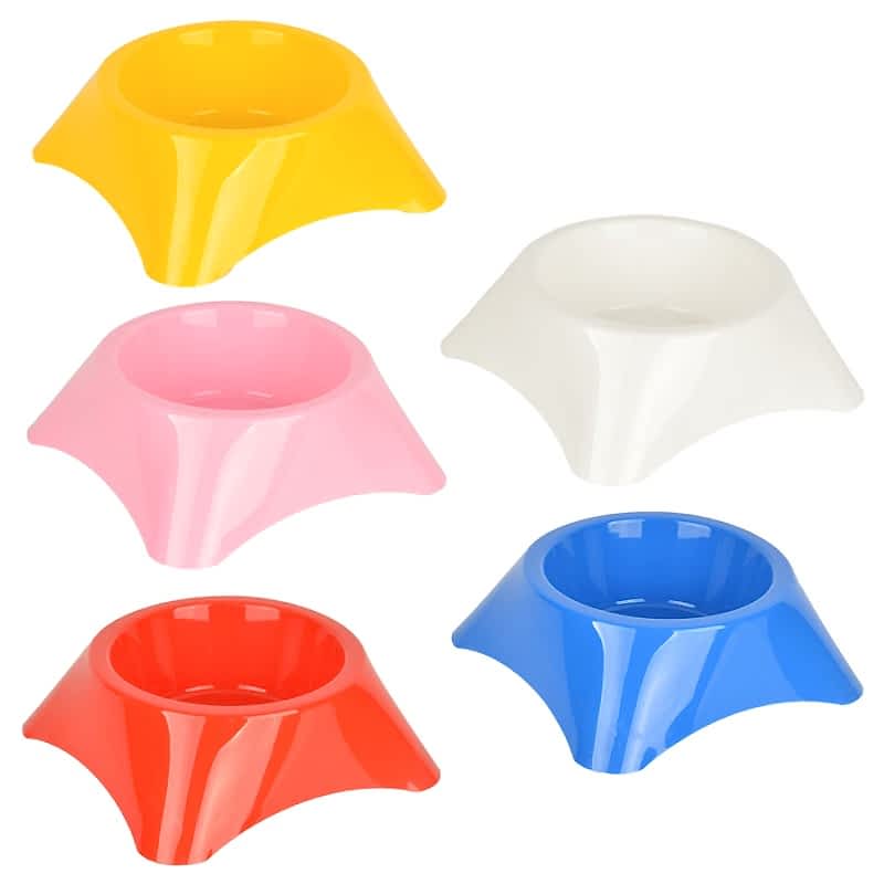 Yuvarlak Mama Kabı Renkli Büyük