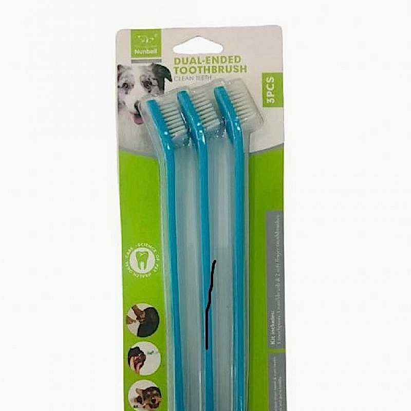 Nunbell Kedi Köpek Diş Fırçası 22cm 3lü