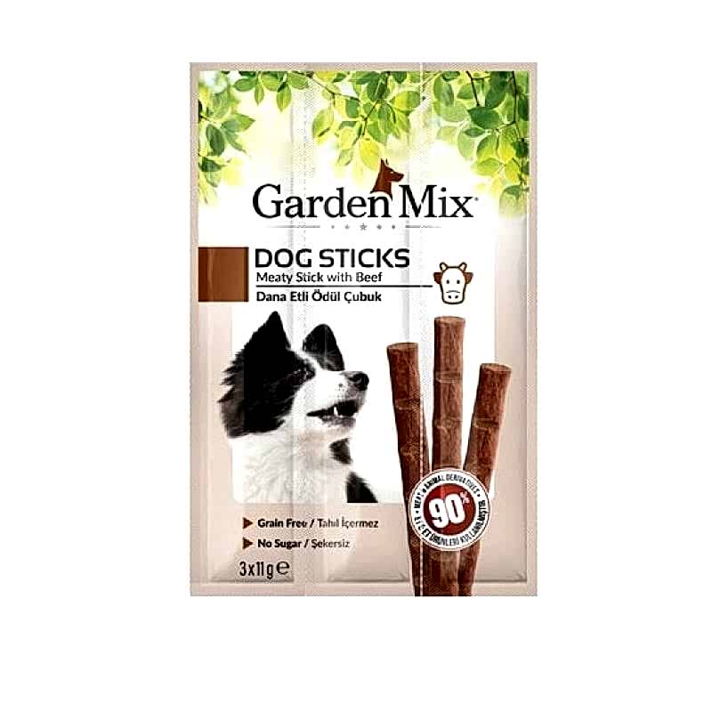 Garden Mix Dana Etli Stick Köpek Ödülü 3x11 gr