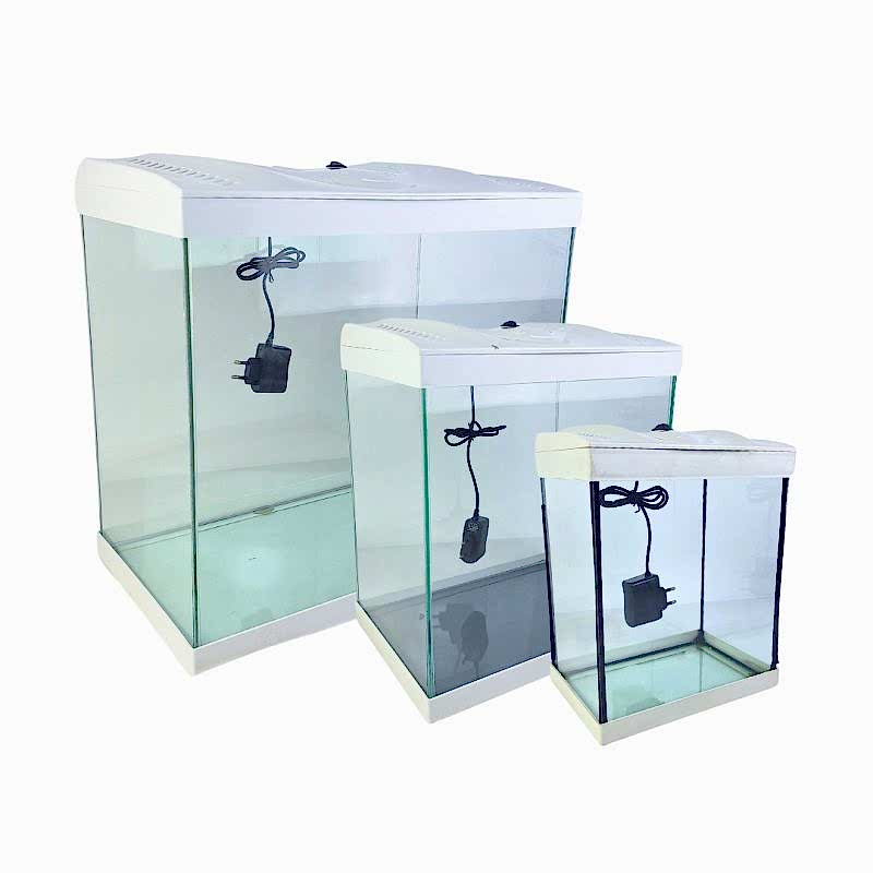 45 CM LAMBALI LÜX AKVARYUM 45*26*40 BEYAZ