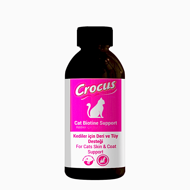 Crocus Biotine Support Deri ve Tüy Sağlığı Kedi Damlası 100 ML