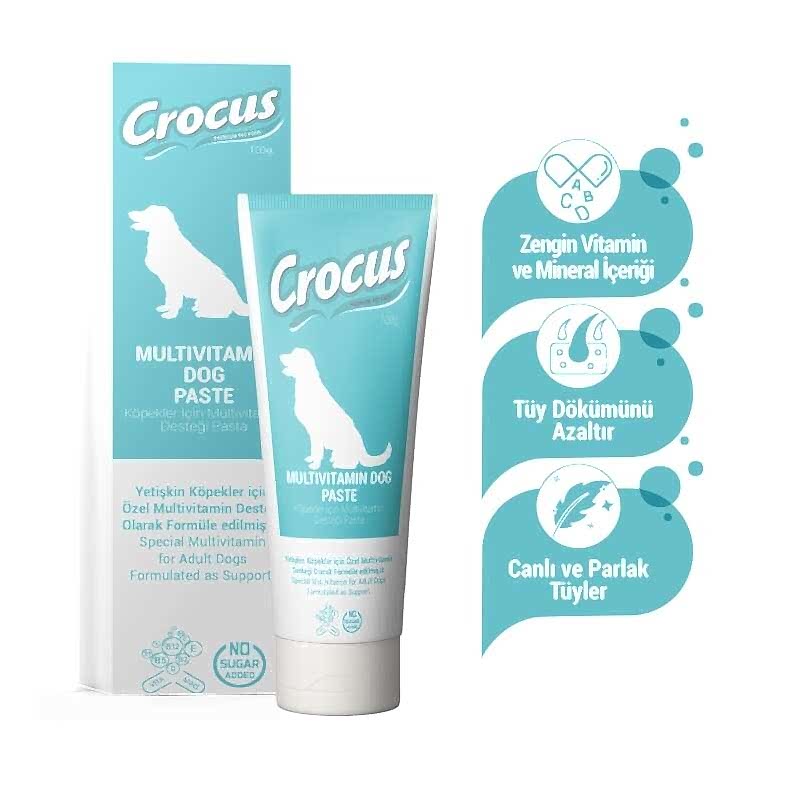 Crocus Multivitamin Paste Köpek Macunu 100 Gr