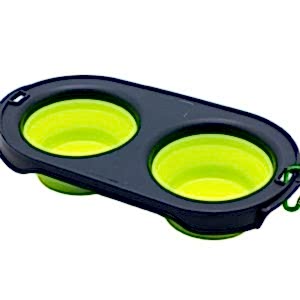 DOGLİFE KATLANABİLEN SİLİKON SEYAHAT İKİLİ MAMA KABI