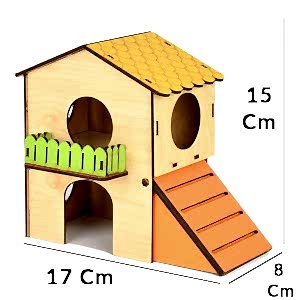 Flip Hamster Evi 2 Katlı Small