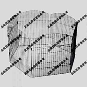 Köpek Oyun Alanı Çit  43x51 cm (6 Parça)