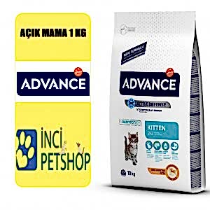 Advance Kitten Tavuklu Yavru Kedi Maması 1 Kg (AÇIK PAKET)