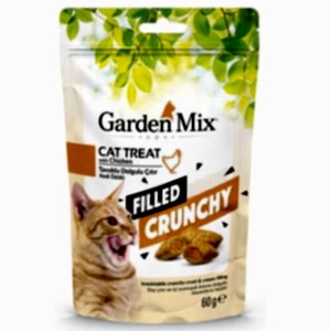 Garden Mix Tavuklu İçi Dolgulu Kedi Ödülü 60 Gr
