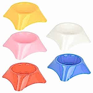 Yuvarlak Mama Kabı Renkli Büyük