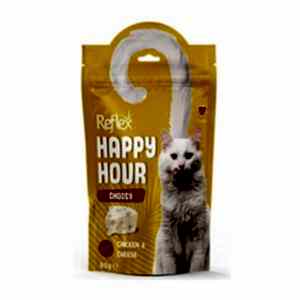 Happy Hour Choosy Chicken & Cheese Tavuk Etli ve Peynirli Seçici Kedi Ödül Maması (60 Gr)