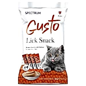 Spectrum Gusto Lick Snack Tavuk Etli Sıvı Kedi Ödülü (4x15 Gr)