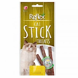 Reflex Cat Stick Hindi ve Kuzu Etli Tahılsız Kedi Ödül Çubukları 5 Gr x 3 Stick