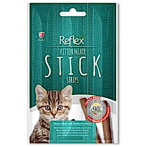 Reflex Kitten Cat Stick Hindi Etli Tahılsız Yavru Kedi Ödül Çubukları 3 Gr x 3 Stick