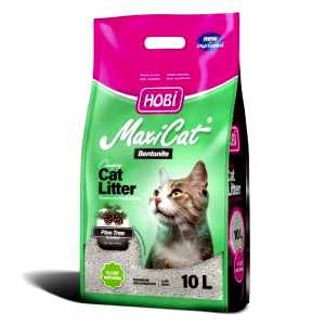 Hobi Maxicat Çam Kokulu Bentonit Kedi Kumu 10 Litre