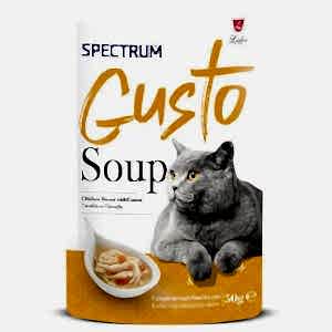 Spectrum Gusto Tavuk Etli ve Havuçlu Kedi Çorbası 50 Gr
