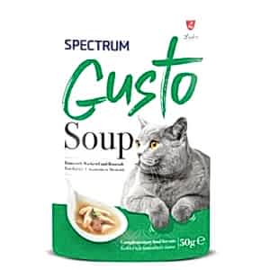 Spectrum Gusto Ton Balıklı Uskumrulu ve Brokolili Kedi Çorbası 50 Gr