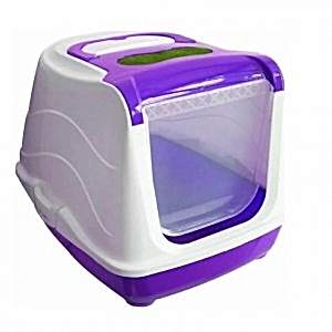 Mio Kapalı kedi Tuvaleti 36x49x39 Cm Mor