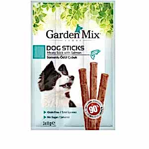 Garden Mix Somonlu Stick Köpek Ödülü 3x11 gr