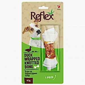 Reflex Ördek Etli Düğümlü Çiğneme Burgu Kemiği 40 Gr
