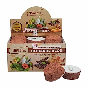 BİOLİVE KEÇİ BOYNUZLU VANİLYALI MİNERAL BLOK