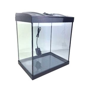 22 Cm Lambalı Lüx Akvaryum 22*14*25 SİYAH