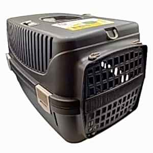 Pet Taşıma Sepeti Plastik Kapılı No:1 koyu kahve