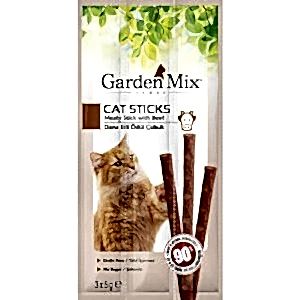 Garden Mix Dana Etli Tahılsız Kedi Stick Ödül 3x5 Gr